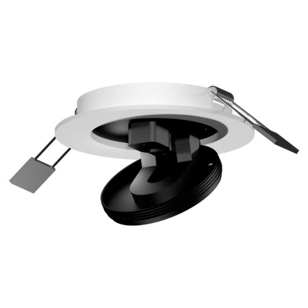 Fastened built -in hidden rotary A2241 SWH/SBK, D90XH40 mm, white sand/black sand