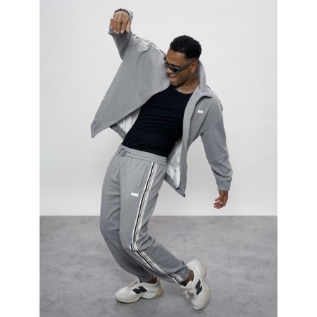 Sports suit men's, size 54, gray color-17