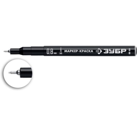Marker-painting bison Professional 06324-2, Extraton, Black, 0.8 mm