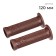 Grips 120 mm, inner diameter 24 mm, brown color