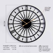 Wall clock, series: loft, 