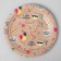 Disposable plate "Happy Birthday", craft, single -layer, 18 cm
