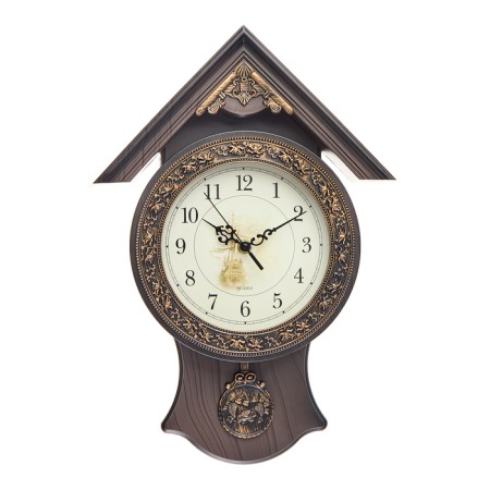 Wall clock, series: pendulum, "Elea", discrete move, 40 x 29 cm