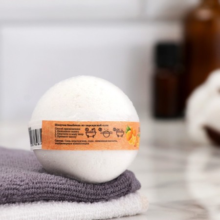 Baby for a bath from Persian salt "Dobroparov" with orange oil, 110 g-1