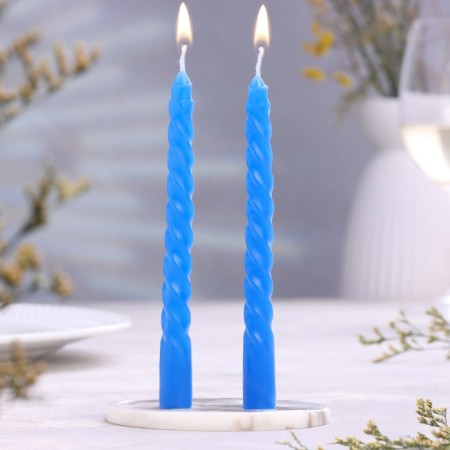 Wax candles (set 2 pcs), aroma ocean