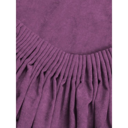 Set of curtains "Canvas", size 200x250 cm, 2 pcs, raspberry color-3