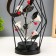 Nightlight "Flowers" LED from AAA batteries Black 16x16x25 cm Risalux