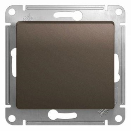 Switch Sche GSL000811 Glossa, SP, 10A, 1 key, color chocolate