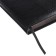 Dated 2025 diary, Escalada, A5 176 sheets, solid cover artificial leather with foam rubber, pancake embossing, cover on the cover, block 70 g/m2, black