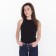 T -shirt female, black color, size m (44)