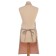 Apron Ethel Kitchen 60x70 cm, col. Beige, 100% HL, sarzha 220 g/m2