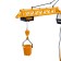 Building crane, remote control, height 1.8 m