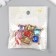 Decor for creativity plastic for metal "Rombic" gold MIX 2x1x2.8 cm