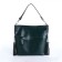 Luggage bag on lightning, 2 outer pockets, long belt, green color