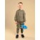 Soft toy "Monster", blue