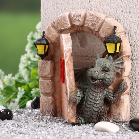 Suspended decor "Dragon Welcome" 10x9x6cm