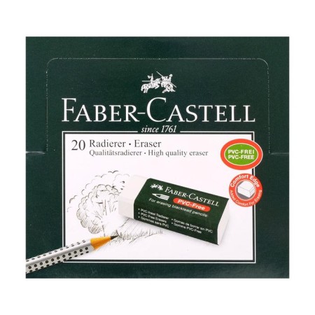 Lastik Faber-Castell synthetics 7081n 63x22x12, white-1