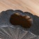 VAZA Ceramics Table "Cayo" Classic, D-8x5cm, 20.5x20.5 cm, black