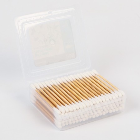 Cotton sticks, box 100 pcs., Bamboo-4