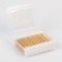 Cotton sticks, box 100 pcs., Bamboo