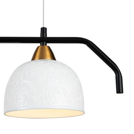 Suspended indigo lamp, 10005/3PL Black. 3x40W, E27, 900x150x180/1720 mm, white color-3