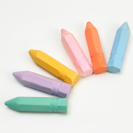 Loves for drawing “pencils”, set of 6 colors, size 1 pc. - 2.5 × 10 cm-4
