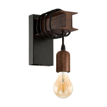 Bra Townshend 4, 1x10W E27, brown color, black