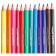 Colored pencils in a tube, 12 colors, trihedral, blue tractor