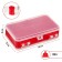 Helios equipment box double -sided, 14 x 8 x 4 cm, red