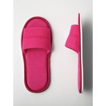 Women's slippers open nose, size 39-41, raspberry color-3