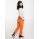 Joggers for the boy "Lucky", height 140 cm, orange color