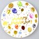 Paper plate “Happy Birthday”, balls, 23 cm, set 10 pcs.