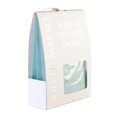Sasha Aromatic Sofi de Marko Mint Leaf & Lavander, 3 pcs