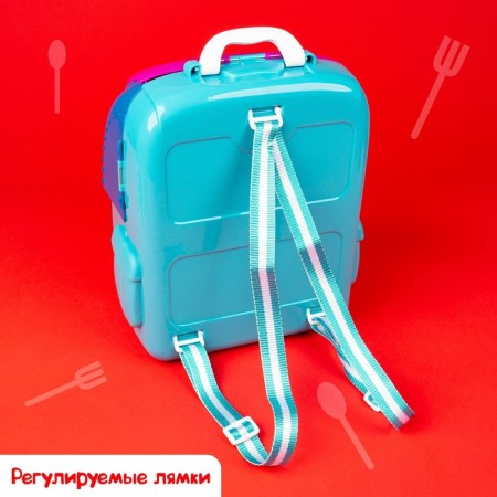 Kitchen game set "Kitchen", cold heart, in a backpack-13