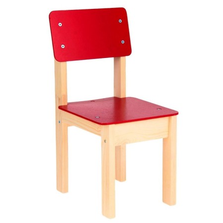 Children's chair No. 2 (n = 260) (p), color red varnish