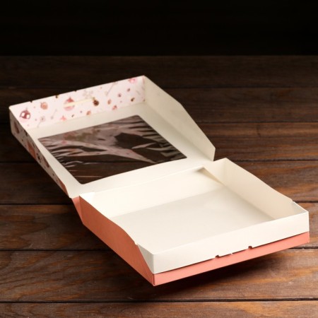 Folding box "New Year's balls", 20 x 20 x 4 cm-2