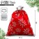 Bag gift plush “joy inside”, snowflakes, embossing, 30 x 40 cm +/- 1.5 cm, New Year