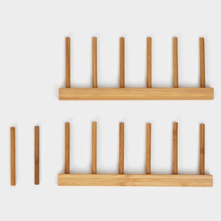 Stand for cutting boards and covers, 26 × 10.5 cm, 5 seats, bamboo-2