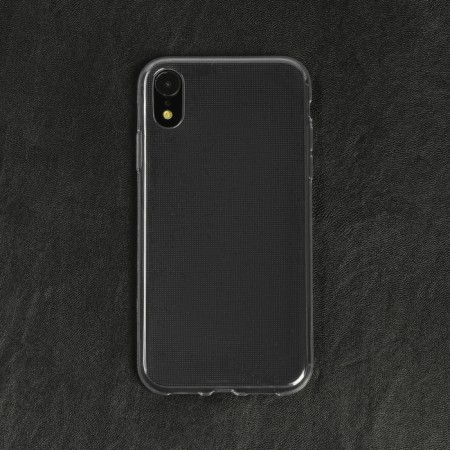 Luazon cover for iPhone XR, silicone, thin, transparent