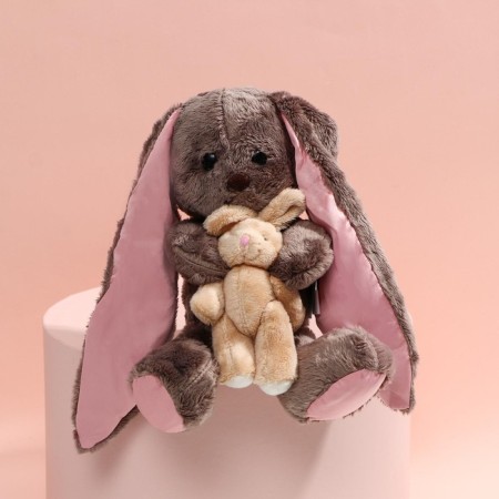 Soft toy "Li and DIDI", hare, 25 cm-2