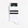 Socks "stripes", white color, size 36-40
