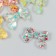 Busina for creativity plastic "Baltic with colored spots" MIX 2.4x3.1x0.6 cm