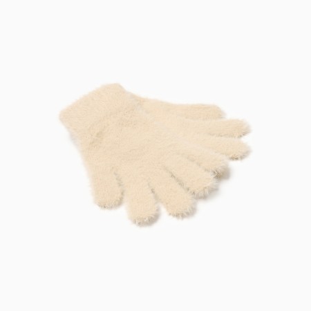 Minaku gloves, beige color, 21 cm