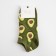 Socks shortened minku "avocado", size 36-41 (23-27 cm)