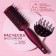 The comb is massage, ventilated, rubberized pen, 4.3 × 23.2 cm, purple color