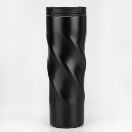 Thermal circle, 500 ml, a spiral "Master K", retains heat 8 hours, 7.8x22 cm, black