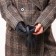 Gloves are female, dimensionless, without insulation, color gray color