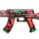 Wooden weapons, children's souvenir "bright", machine gun, gun, cerambit, set 3 pcs