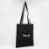 A chopper bag without a zipper, without lining, black color