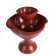 Plastic flowerbed, 2 tiers, d = 27–55 cm, h = 60 cm, brown, "waterfall"